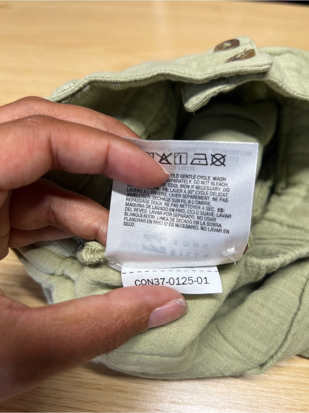 Billabong Tailor Made High Rise Shorts Avocado Green XS - Picture 9 of 12